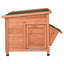 Wooden Outdoor Indoor Hutch with Feeder Talis Us