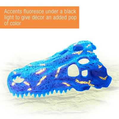 Zilla Crocodile Skull Rapid Sense Decor Reptile Supply Zilla