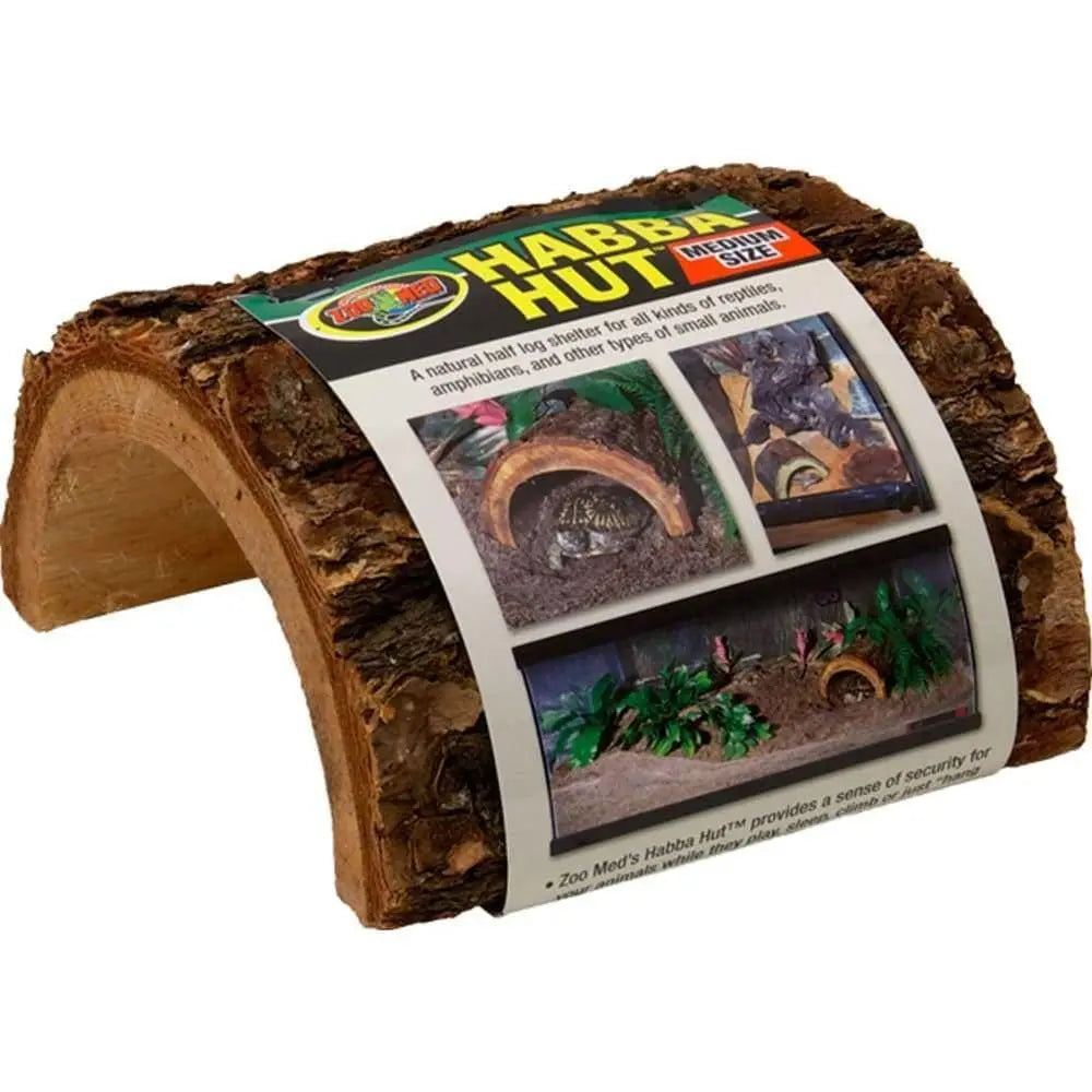 Zoo Med Habba Hut Terrarium Hideaway Brown Zoo Med Laboratories