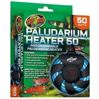 Zoo Med Laboratories 50 Watt Paludarium Heater Up to 15 Gallons of Water RSC