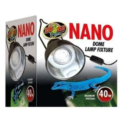 Zoo Med Nano Dome Lamp Fixture Black Zoo Med Laboratories