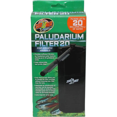 Zoo Med Paludarium 20 Internal Filter Black Zoo Med Laboratories