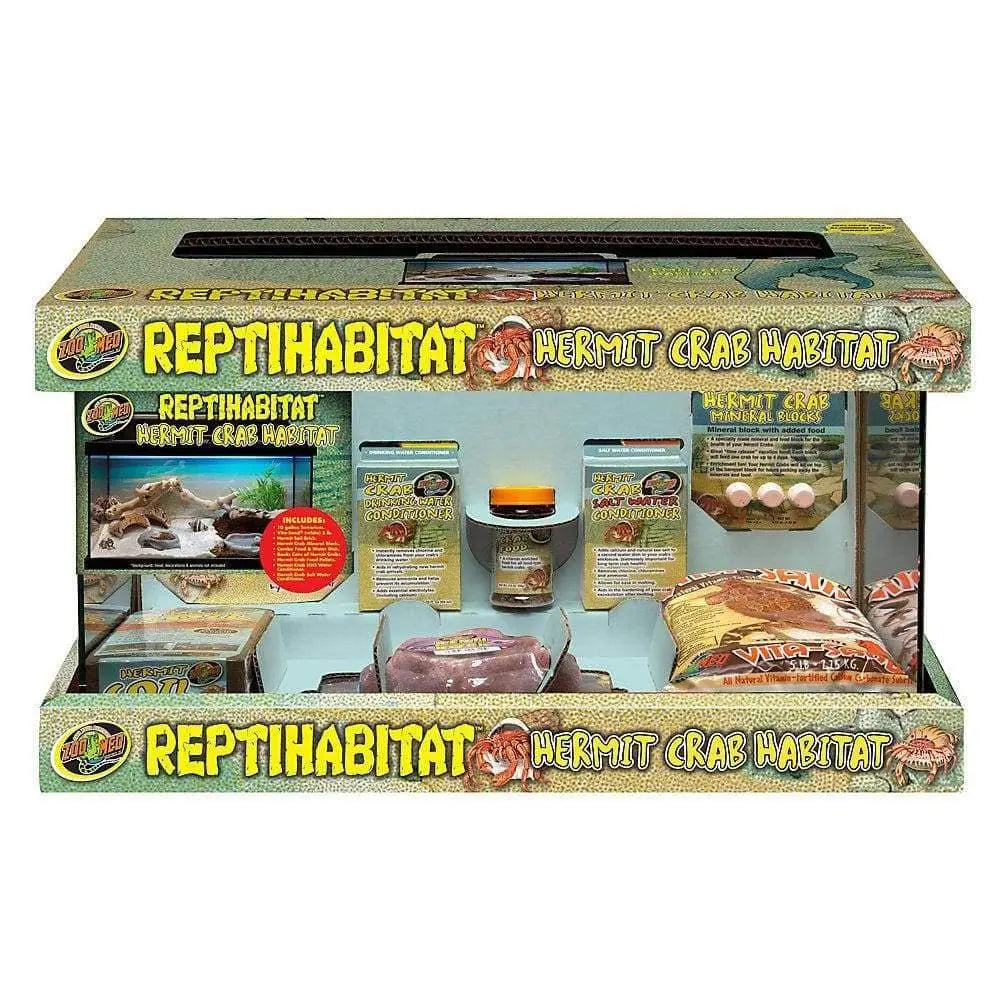 Zoo Med ReptiHabitat Hermit Crab Starter Kit 10 gallon tank Zoo Med Laboratories CPD