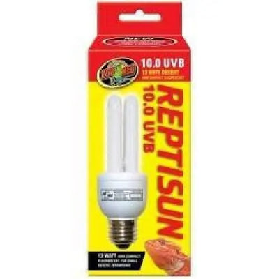 Zoo Med ReptiSun 10.0 UVB Mini Compact Flourescent Replacement Bulb Zoo Med Laboratories