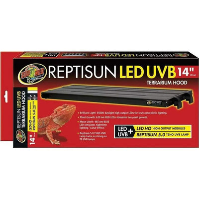 Zoo Med Reptisun T5 Led Uvb Terrarium Hood Zoo Med Laboratories