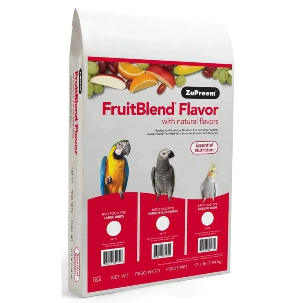 ZuPreem FruitBlend with Natural Flavor Pelleted Bird Food for Medium Birds ZuPreem